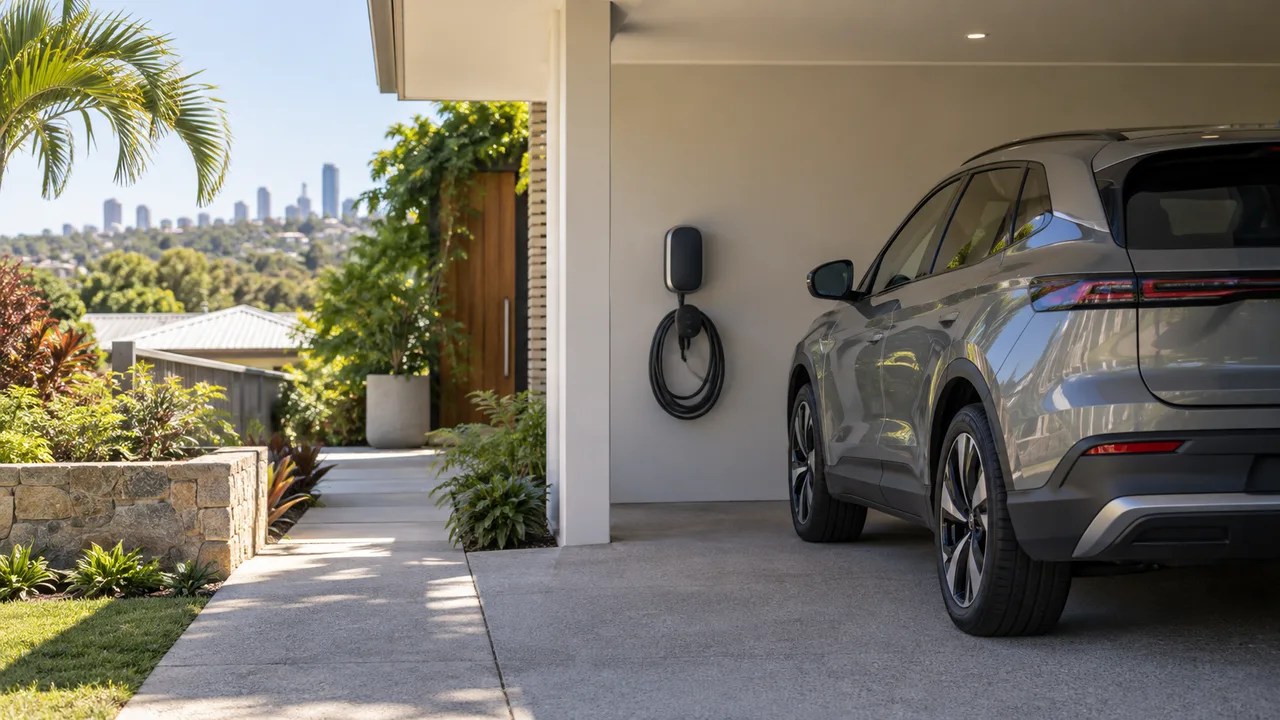 Residential equipment for EV charger installation Brisbane locations